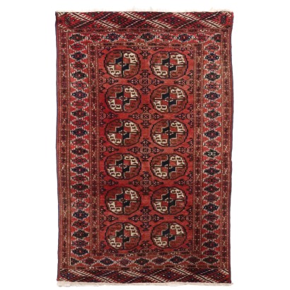 Tapis Bukhara Ancien Laine Noeud Fin Turkmenistan 157 x 102 cm