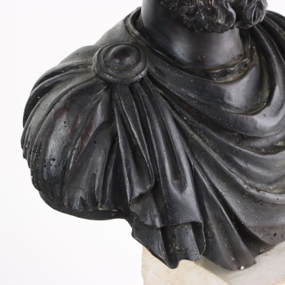 Busto del emperador romano Marco Aurelio en