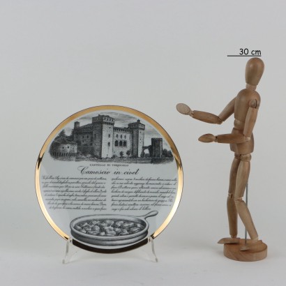 Serie de Platos Recetas Especialidades,Piero Fornasetti,Piero Fornasetti,Piero Fornasetti,Piero Fornasetti,Piero Fornasetti