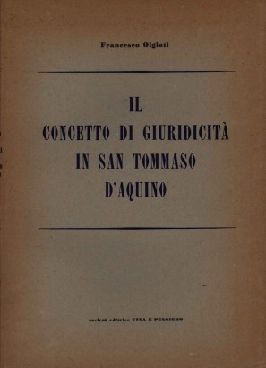 Il concetto di giuridicità in San Tommaso d'Aquino