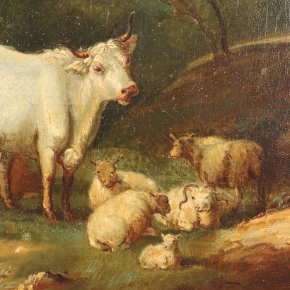 Painting Landscape with Figures and Herds