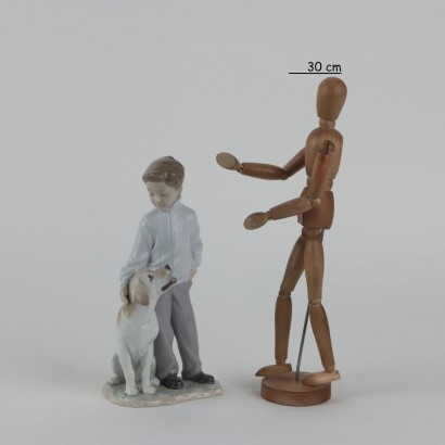 Boy with Dog Lladro Manufactory