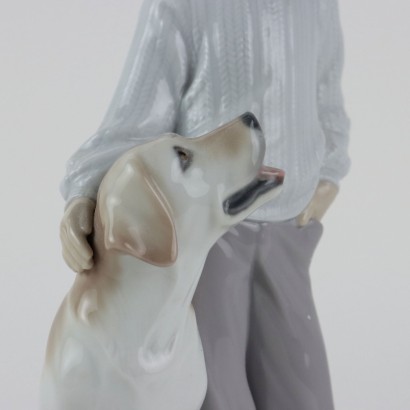 Boy with Dog Lladro Manufactory