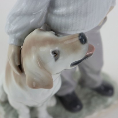 Boy with Dog Lladro Manufactory