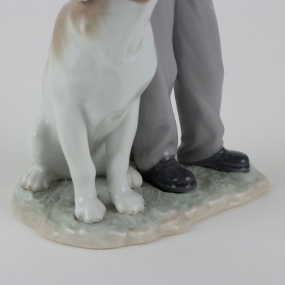 Boy with Dog Lladro Manufactory