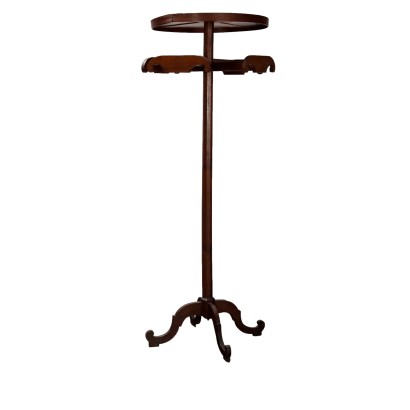 Antique Coat Stand with Hat Rack Italy XIX Century