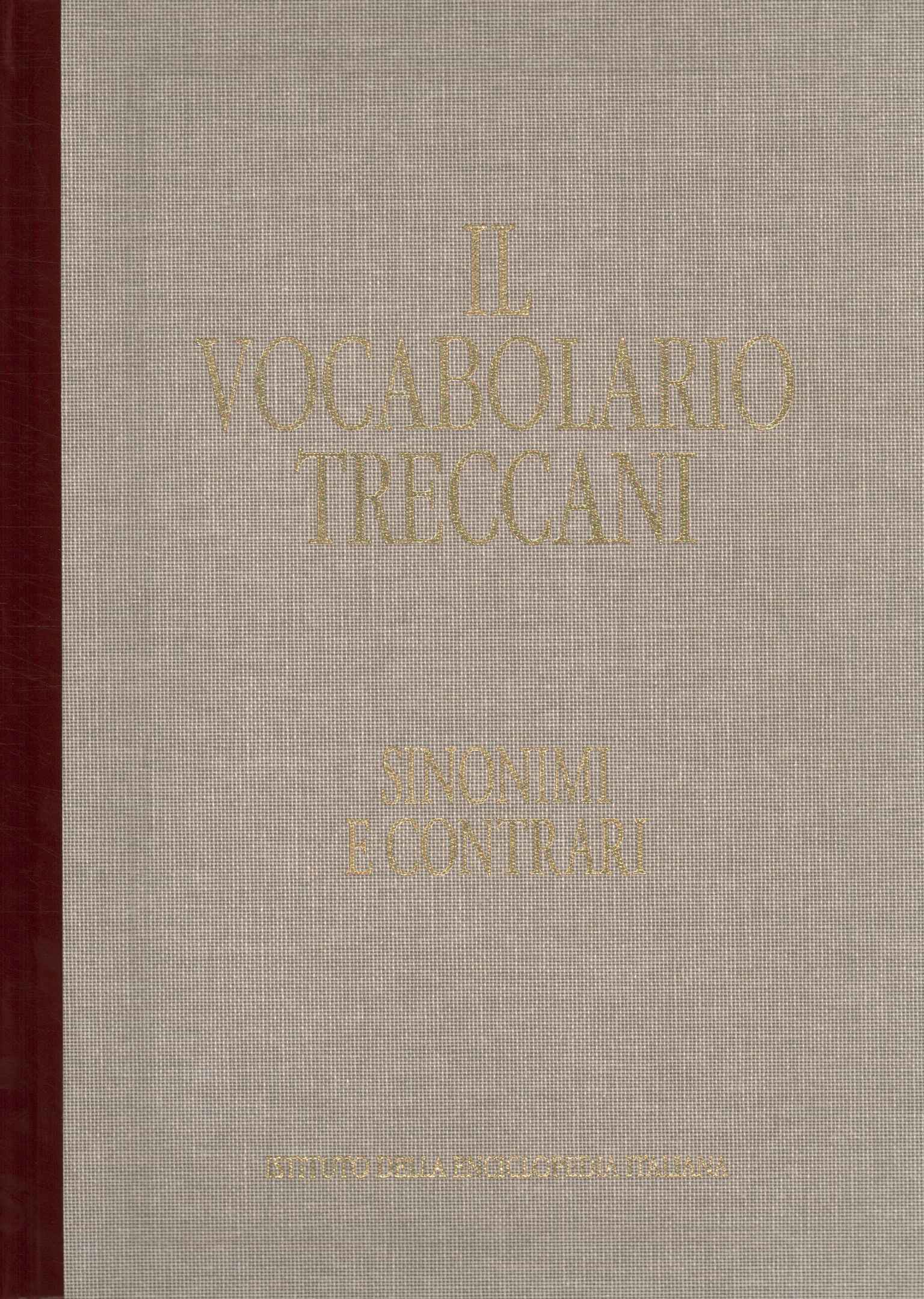 Le vocabulaire Treccani. Synonymes et suite