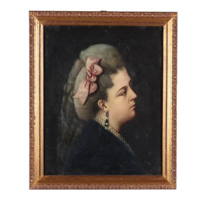 Peinture du visage d'une dame