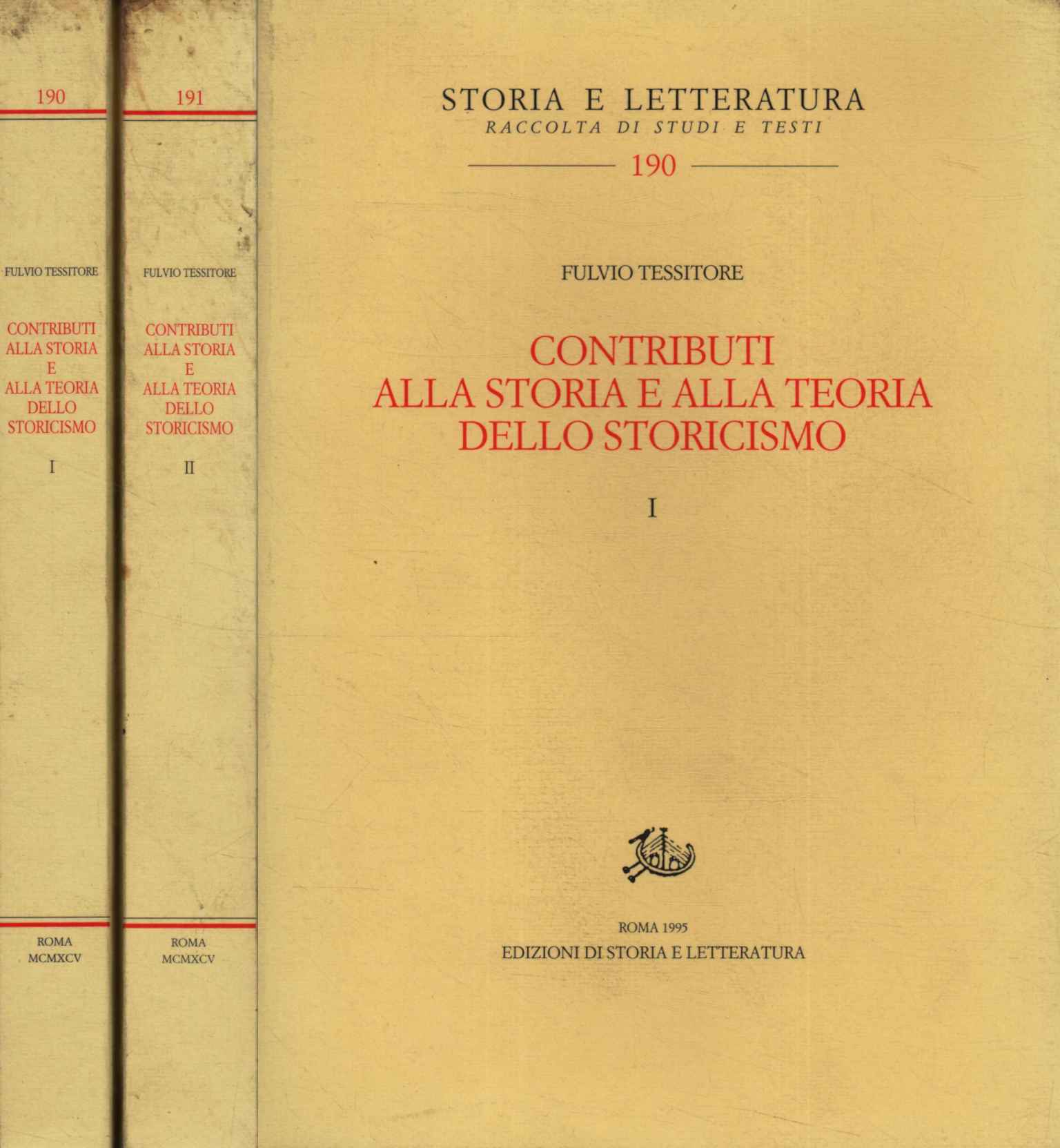 Contributi alla storia e alla teoria d