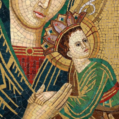 Mosaik Madonna mit Kind