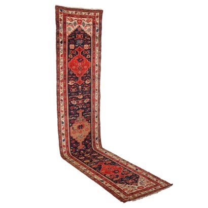 Tapis Ancien Asiatique Coton Laine Noeud Gros 510 x 100 cm