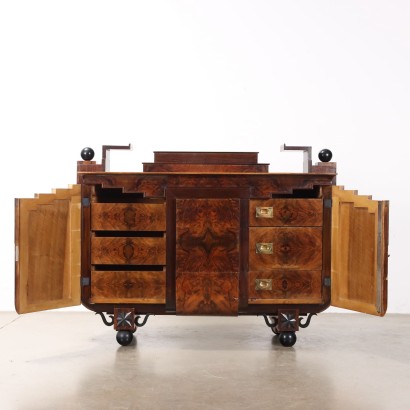 Chest of Drawers,Art Deco Chest of Drawers in Walnut