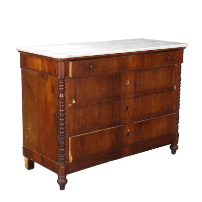 Commode Louis Philippe Ancienne Marbre XIXe Siècle