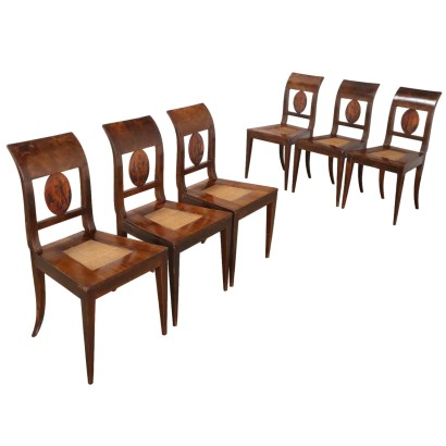 Set of Six Empire Chairs