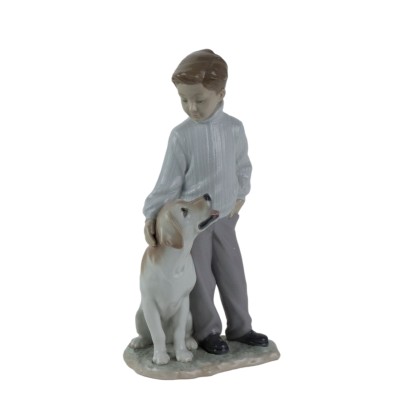 Boy with Dog Lladro Manufactory