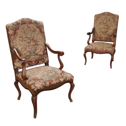 Pair of Baroque Armchairs