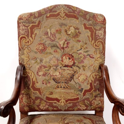 Pair of armchairs, Pair of Baroque armchairs