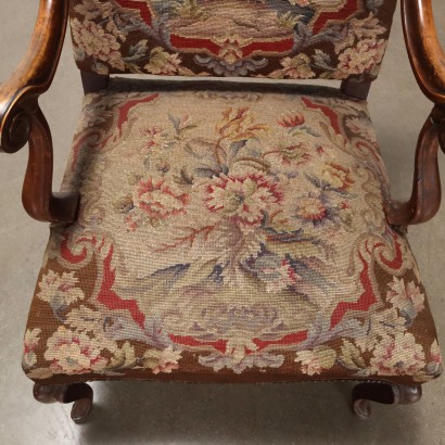 Pair of armchairs, Pair of Baroque armchairs