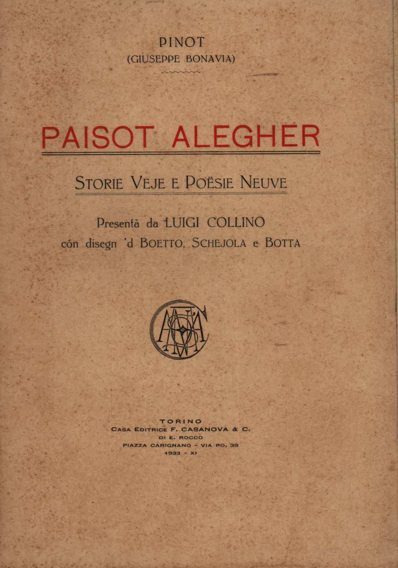 Paisot wird alegher