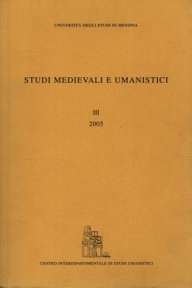 Studi medievali e umanistici