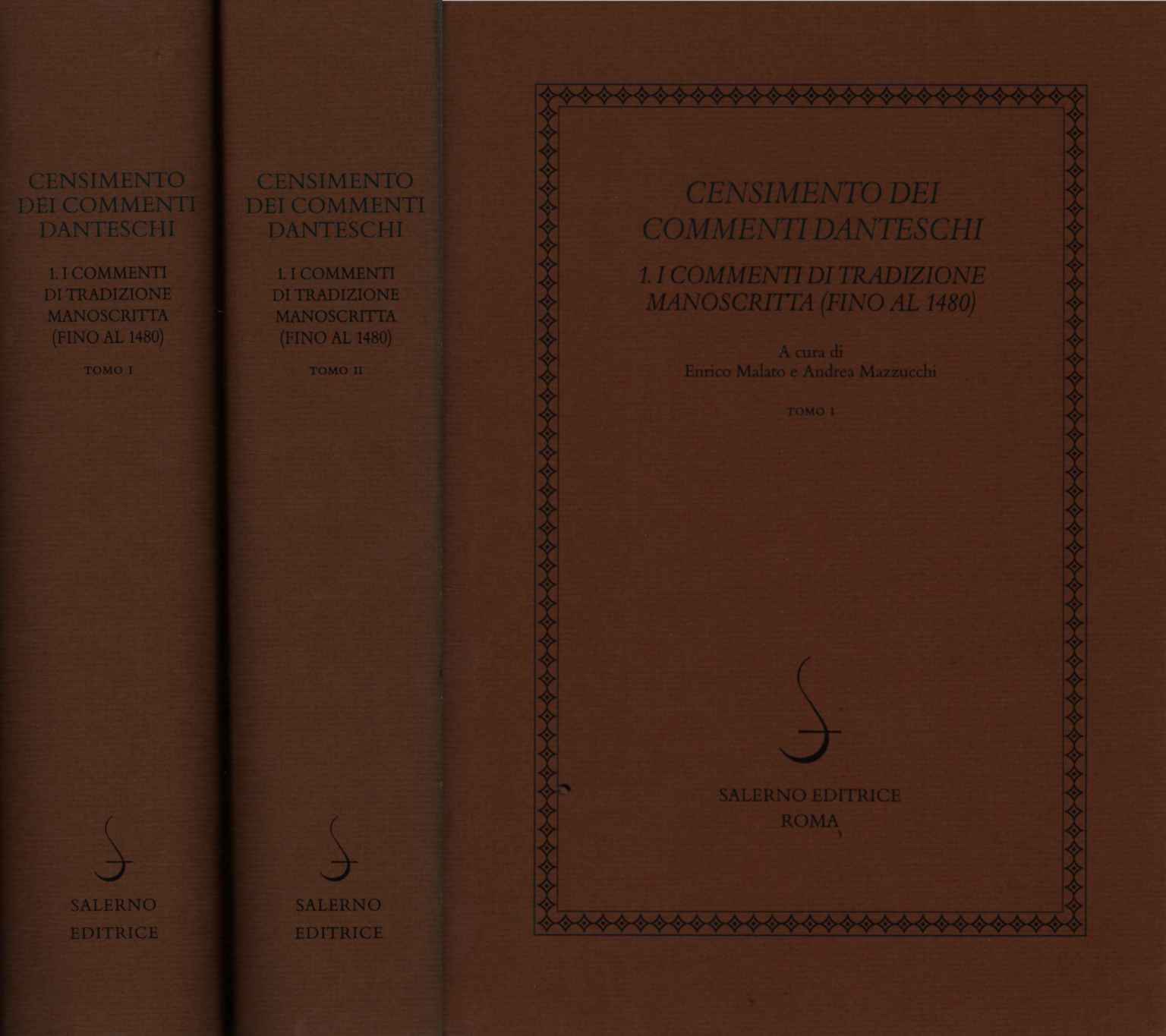 Census of Dante's Commentaries (2 Vols.