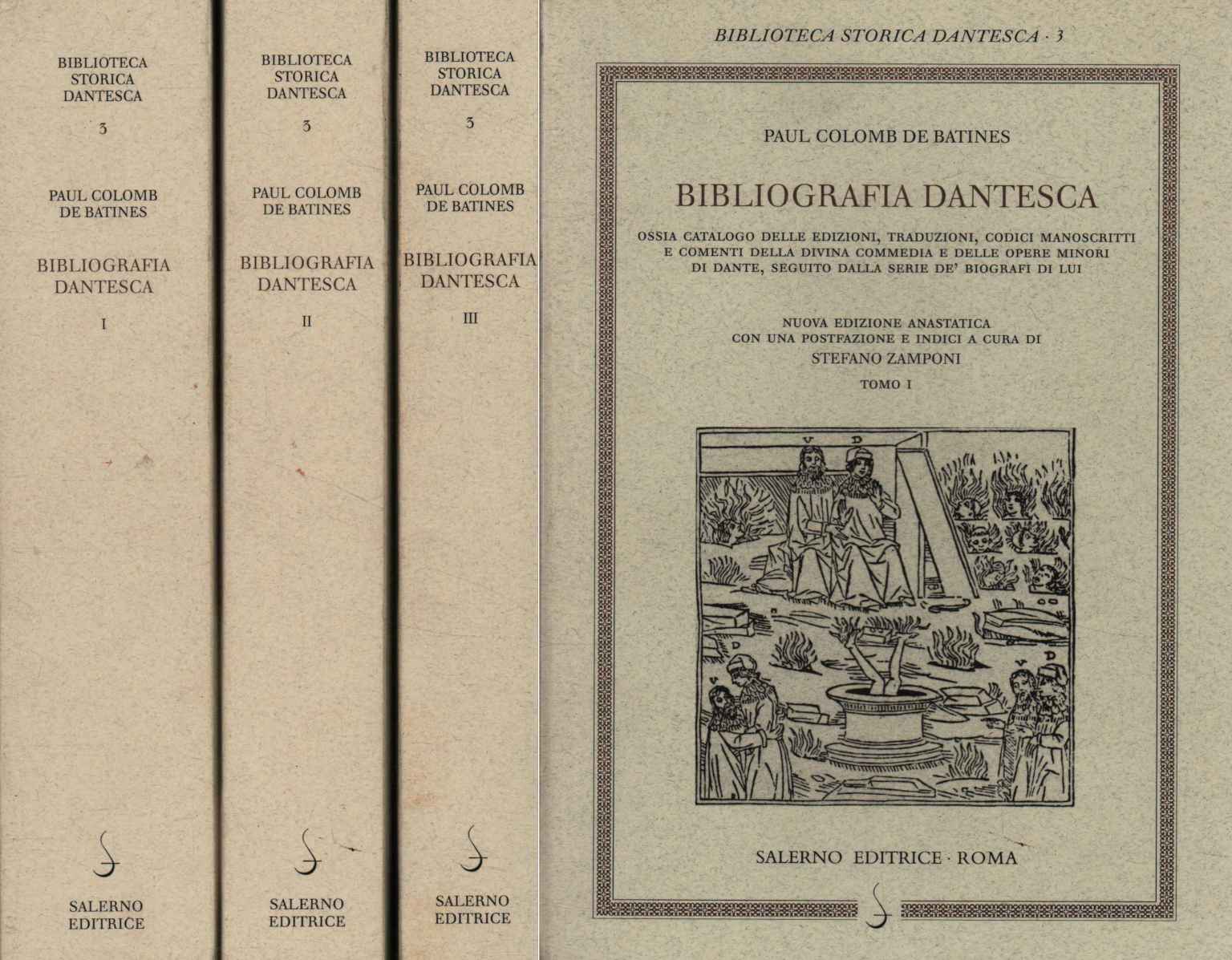 Bibliografía de Dante (3 volúmenes)