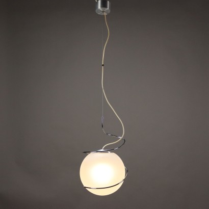 Lampadario in Vetro Anni 70-80