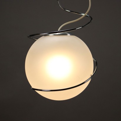 Lampadario in Vetro Anni 70-80