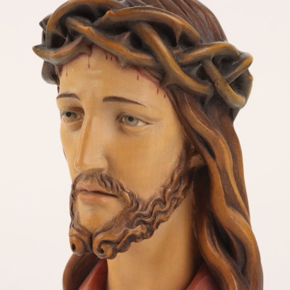 Rostro de Cristo en Madera Manufactura A