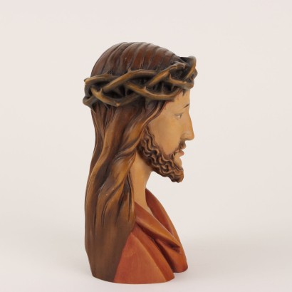 Rostro de Cristo en Madera Manufactura A