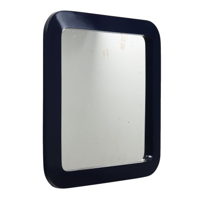 Miroir Vintage Bois Laqué Italie Années 70