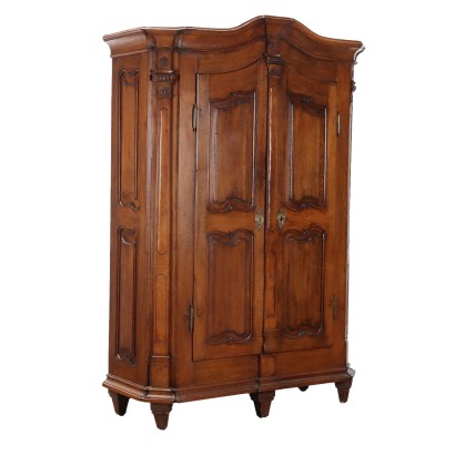 Armoire Néoclassique Ancien Chêne Autriche XVIIIe Siècle