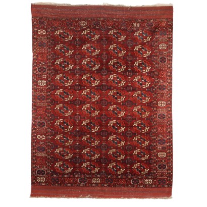 Antiker Bukhara Teppich Wolle Extra Feiner Knoten 280 x 200 cm