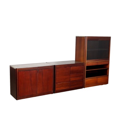 Molteni 4D Cabinets Vintage Design A. Mangiarotti 1970s