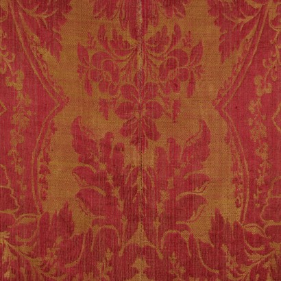 antique fabric, Brocade Fabric Overbed