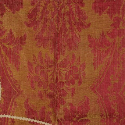 antique fabric, Brocade Fabric Overbed