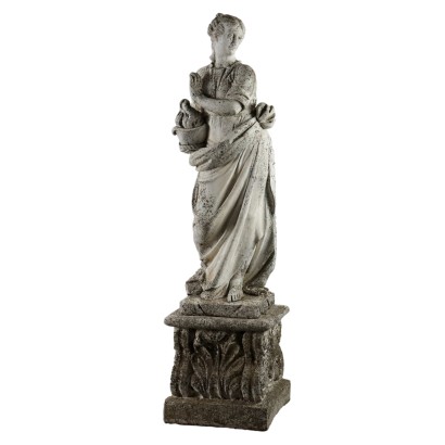 Statue with pedestal