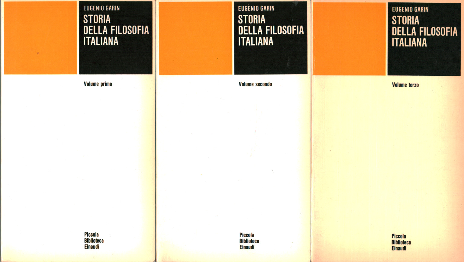 History of Italian Philosophy (3 volumes)