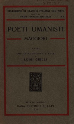 Poeti umanisti maggiori