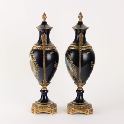 Pair of Pseudo S Manufacture Vases,Pair of Pseudo S Manufacture Vases,Pair of Pseudo S Manufacture Vases,Pair of Pseudo S Manufacture Vases