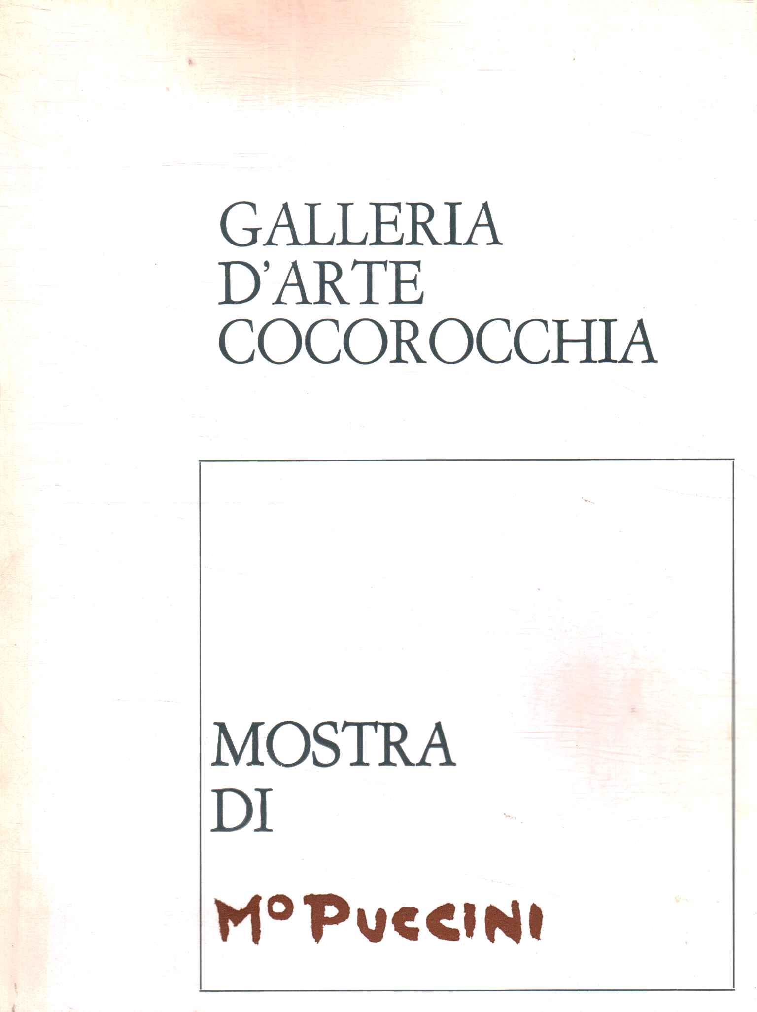 Mario Puccini Exhibition