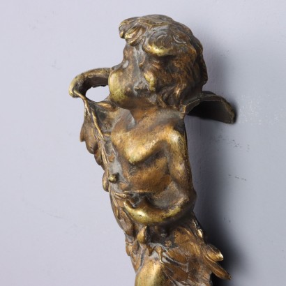 Groupe de putti en bronze doré