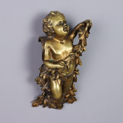 Groupe de putti en bronze doré