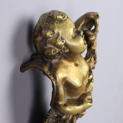 Groupe de putti en bronze doré