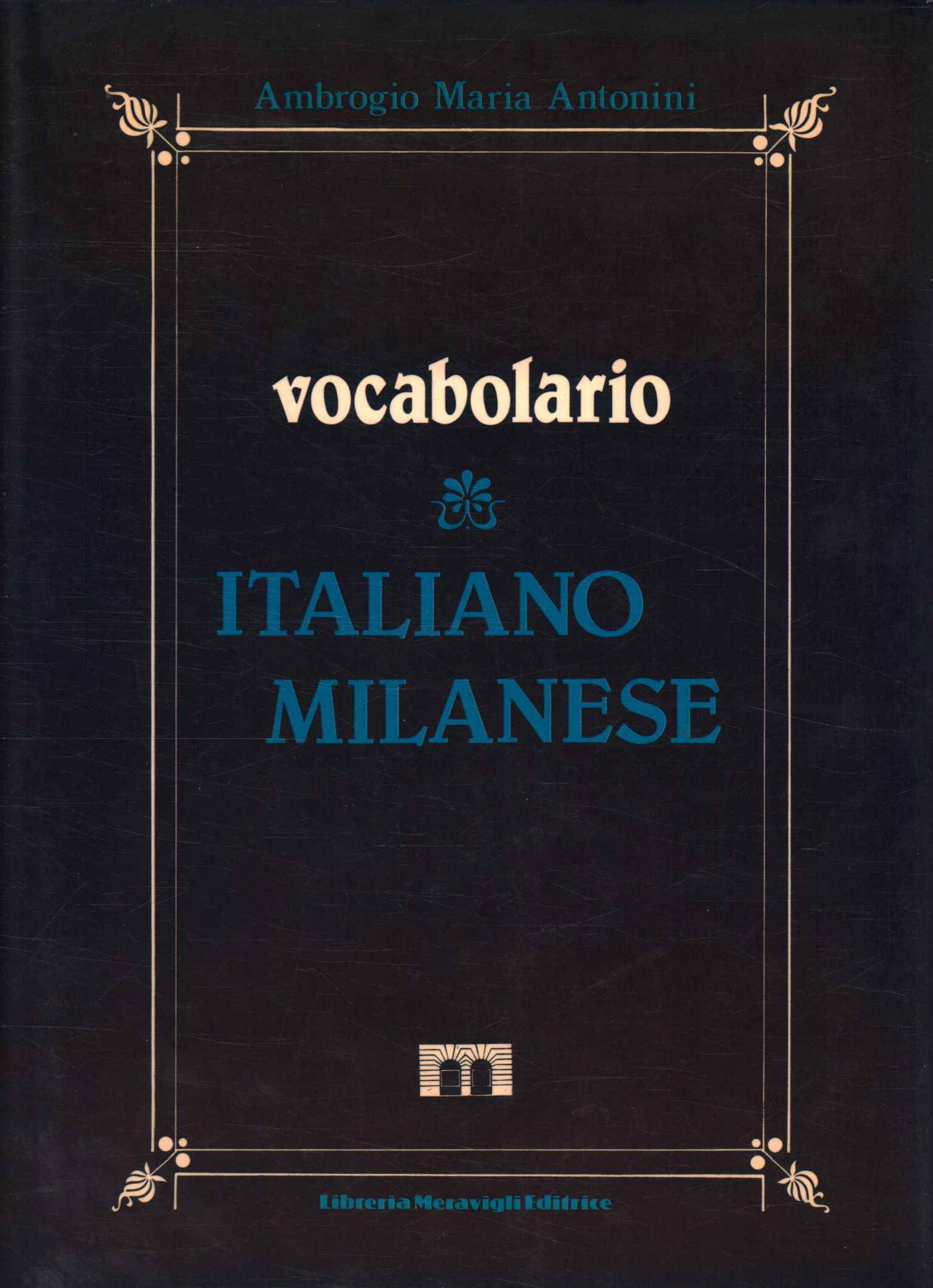 Vocabolario italiano milanese