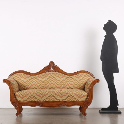 Sofa,Louis Philippe Sofa,Louis Philippe Sofa in Buche