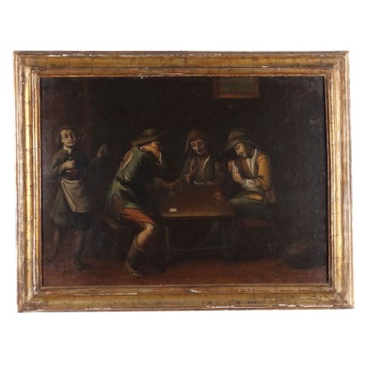 Painting Scene with Card Players