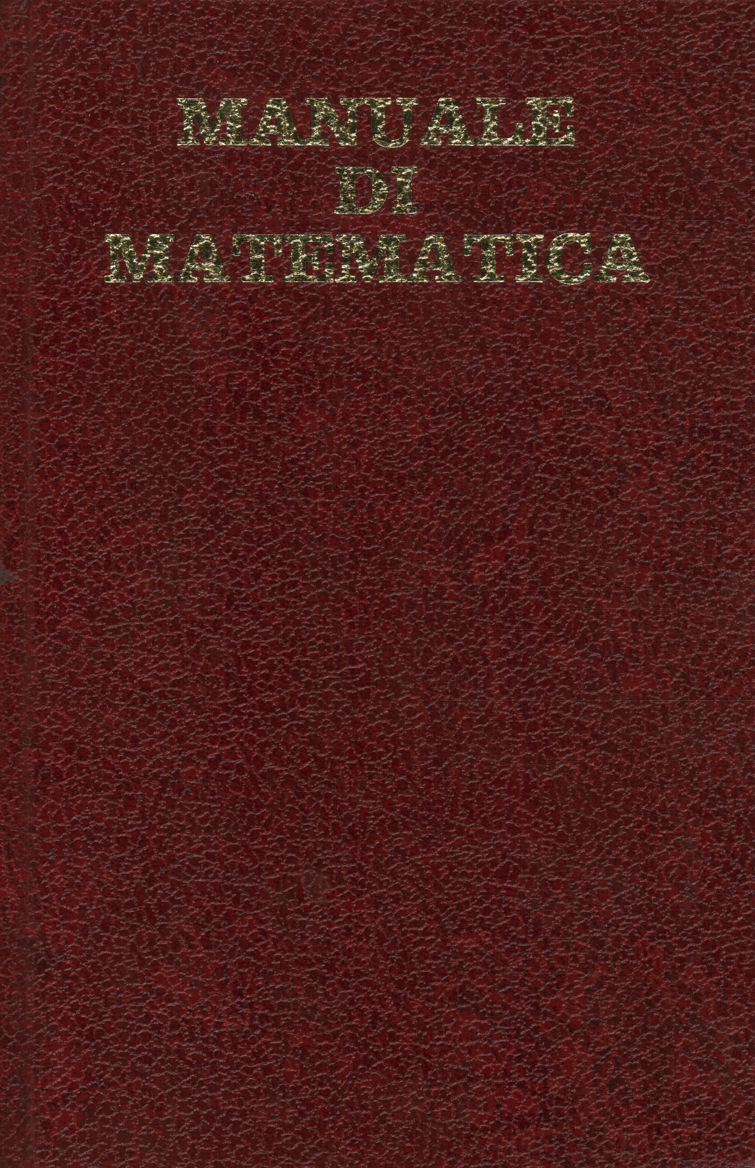 Manuale di matematica