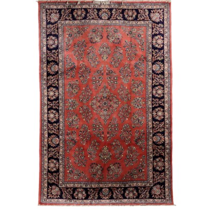 Tapis Ancien Asiatique Coton Laine Noeud Gros 310 x 207 cm