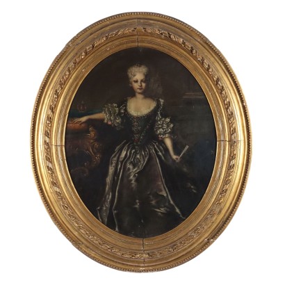 Pintura Retrato de la Infanta María Ana Victoria de Borbón